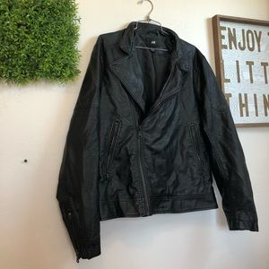 Faux leather jacket